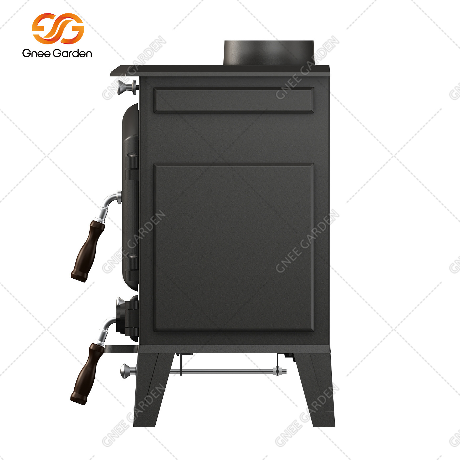 Eco design stove 2023 wood fireplace indoor cast iron stove wood burning smokeless stove