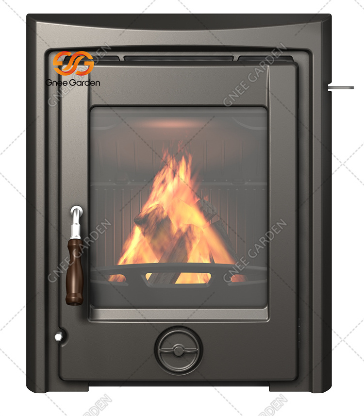 Hot Selling insert wood stove Indoor Wood Burning Stove Black Fireplace smokeless wood burning steel stove