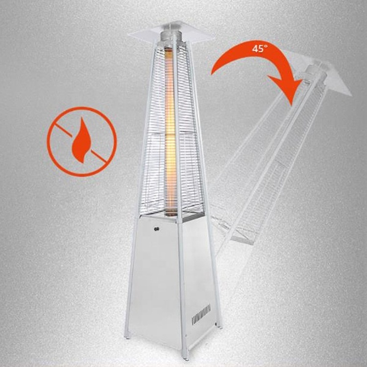 Hot Sale Pyramid Outside Gas Heaters Stainless Steel Propane Outdoor Patio Heater