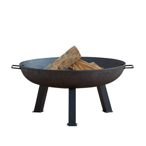 Custom size metal corten propane fire pit table, small rusted fire pit garden outdoor