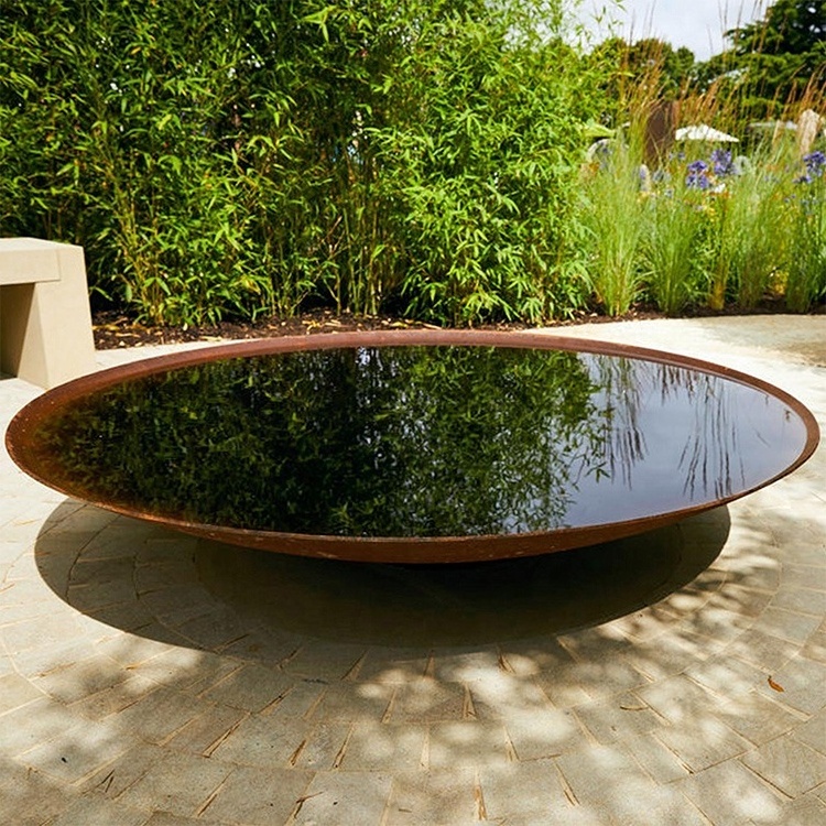 China Wood Burning 60-150cm Corten Steel carbon steel Metal Fire Bowl Outdoor Cauldron Fire Pit