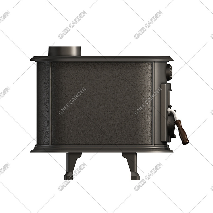 Chinese cast iron wood stove wood burning stove indoor modern smokeless wooden stove