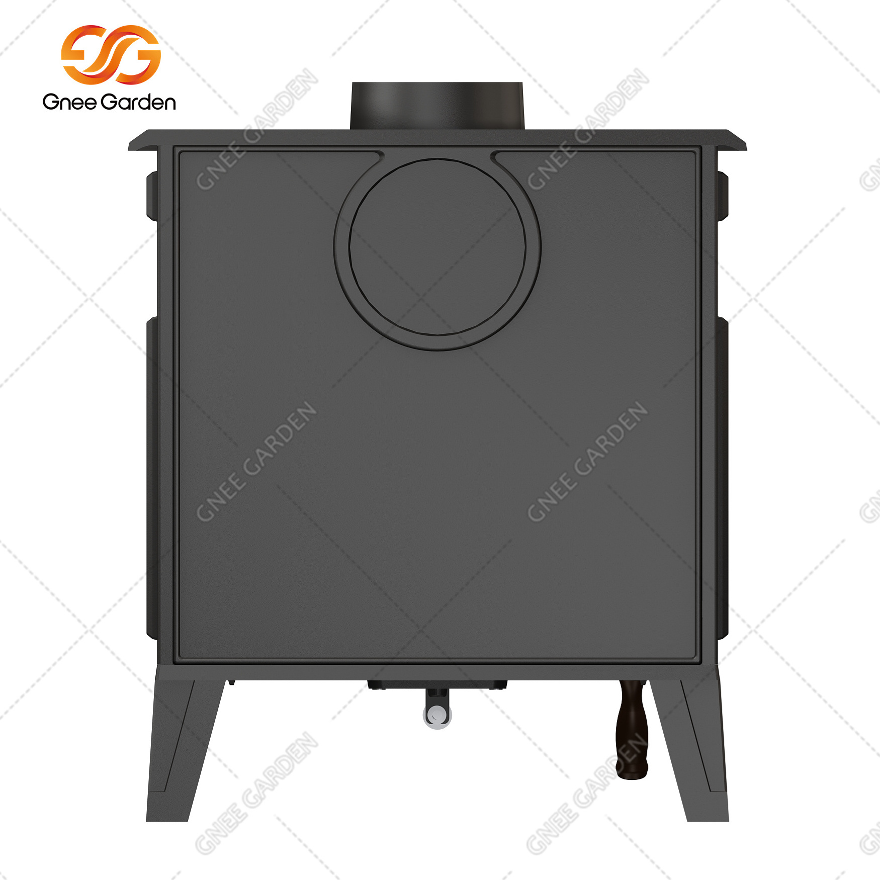 Eco design stove 2023 wood fireplace indoor cast iron stove wood burning smokeless stove