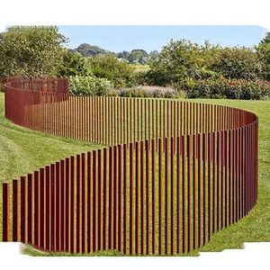 Corten Steel Types of Lattice Fencing Company Garden Farm Home Cheap Picket Fence Panels Metal Privacy Fence