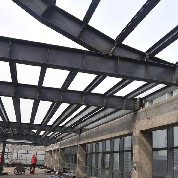 Iron prefabricated warehouse steel structures, angle line structural steel, structural steel price per ton