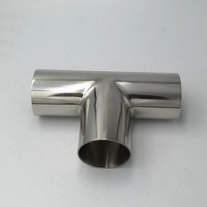 Factory Direct Sale 304 304L 316 316L Tube Matching Fitting Stainless Steel Tee