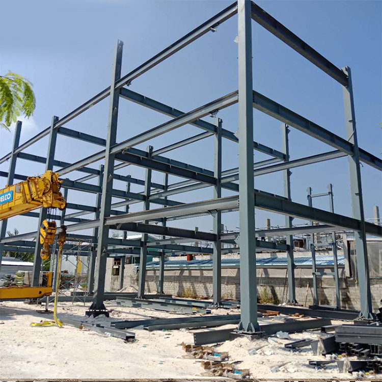 Iron prefabricated warehouse steel structures, angle line structural steel, structural steel price per ton