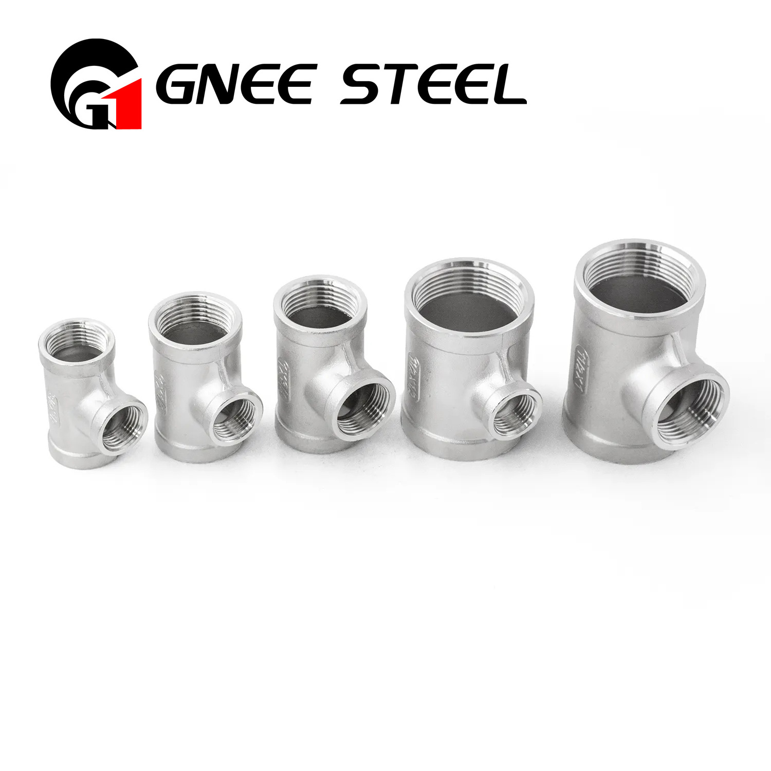 Factory Direct Sale 304 304L 316 316L Tube Matching Fitting Stainless Steel Tee