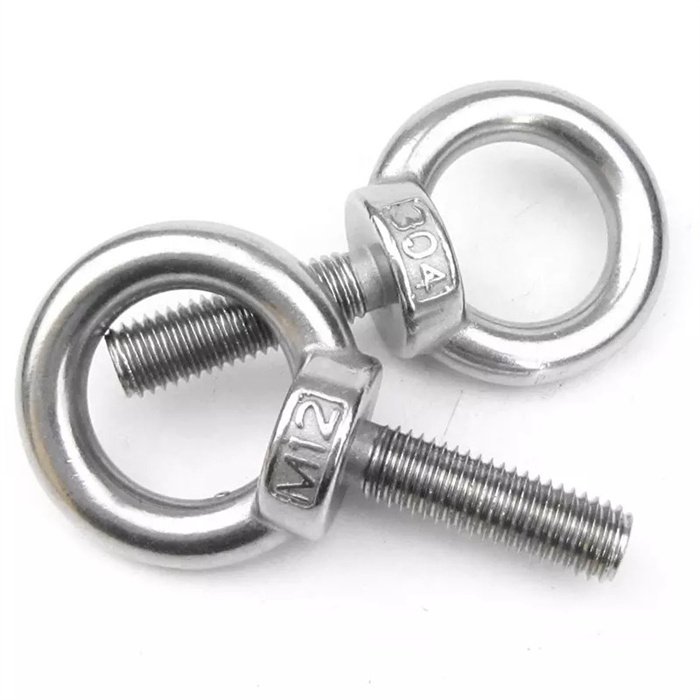 Ring For Lifting Frame Heavy Duty Machine Sink Stopper Shoulder Type Lifting Eye Bolt 304 Stainless Steel Swing Bolt