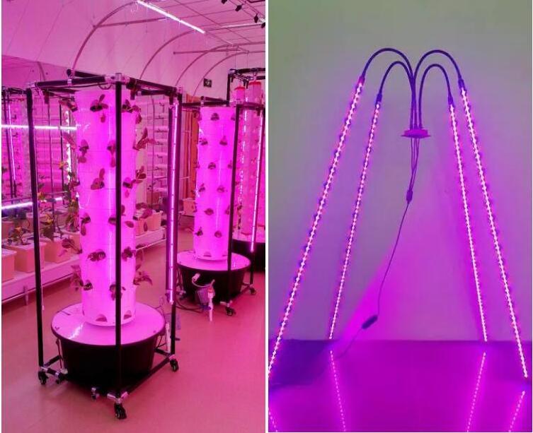 Vertical growing tower Multi Layers Hydroponic Plant Grow Kit Indoor Aeroponics Hydroponics strawberry system