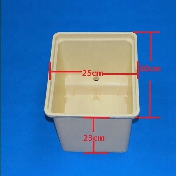 Plastic Bato Bucket Hydroponic Dutch Bucket System for Tomato, Pepper and Cucumber Cultivation