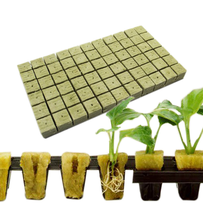 Agriculture Hydroponics Salads vegetable Seeds Sprouting Rock Wool Grow Media Miner Stone Wool