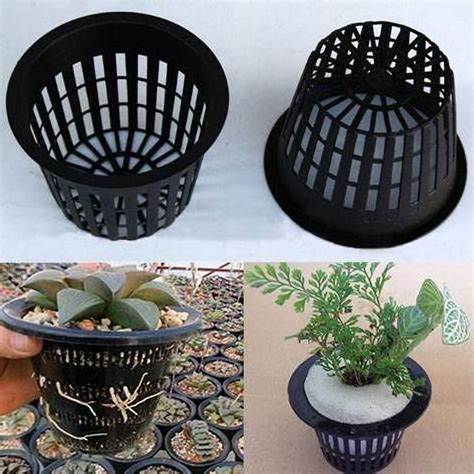 Plastic Net Pots And Hydroponic Growing Net Cup Mesh pot lid for 5 gallon bucket for hydroponics systemPlastic Net Pots And Hydr