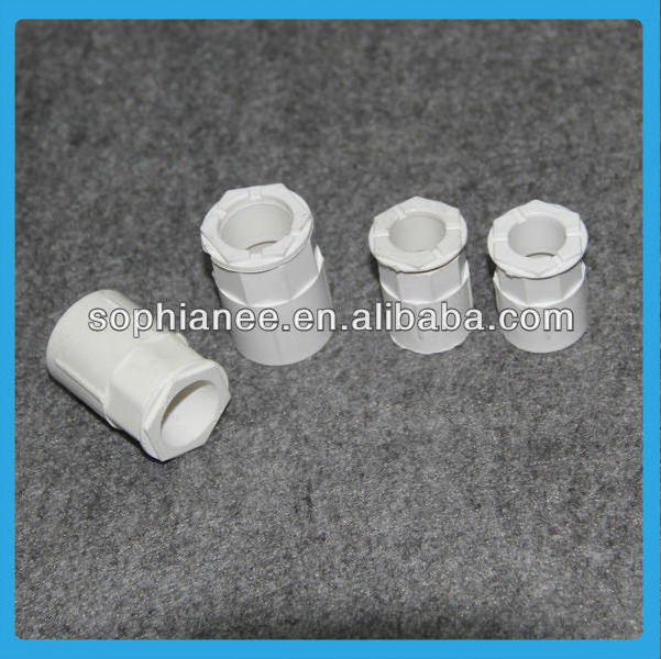 Hot Electrical Conduit Pipe Fittings 20mm PVC Bush