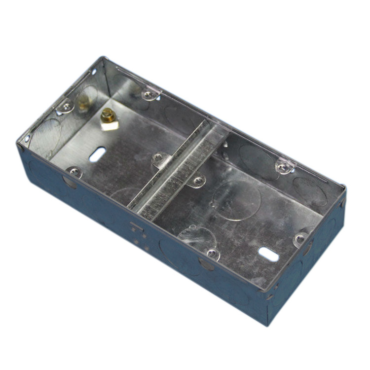 Manufacturing Hot Selling 3*6 Square Shape Metal Back Box Building Material Trunking PVC Junction Boxes