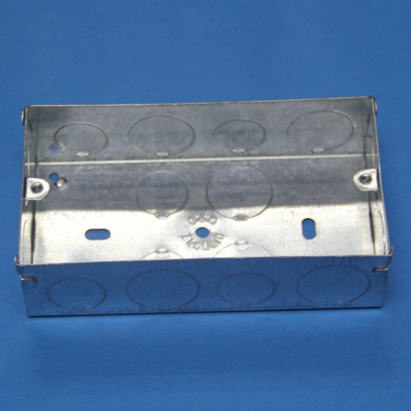 G&N high quality Wholesale 3x3 35mm Depth Electrical back GI Metal Box GI Electric Switch Box With hot Galvanized Finished