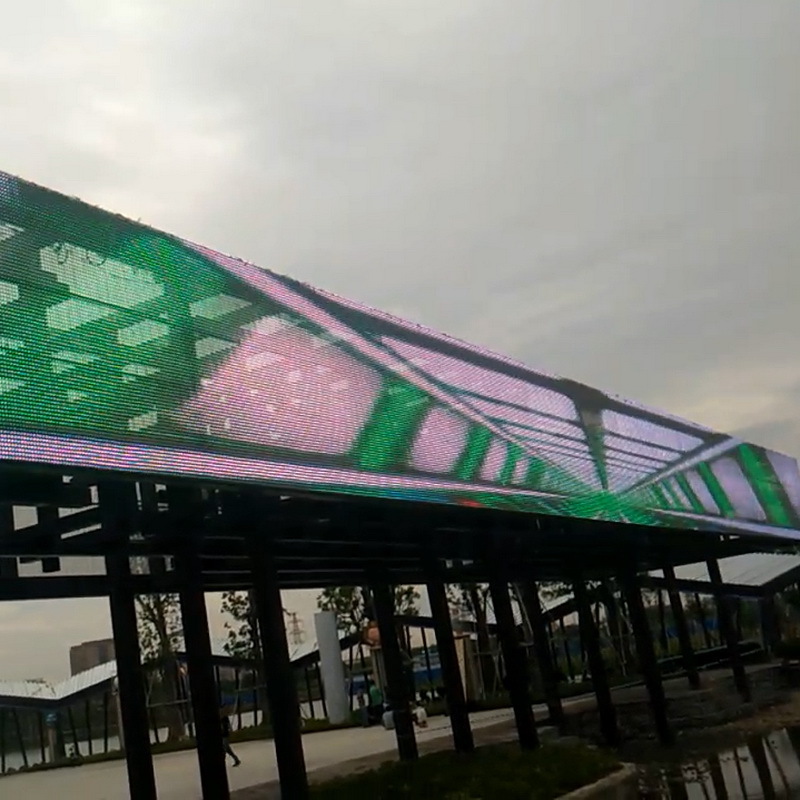 flexible RGB pixel screen for large stadium transparent led mesh screen display P10 P25 P30 P40