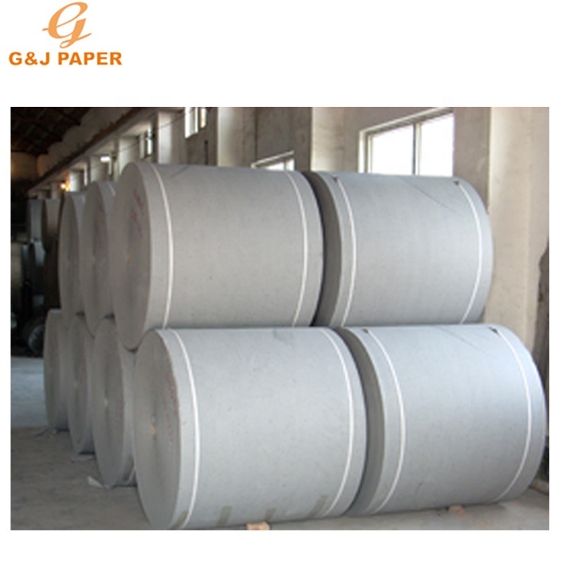 Board Paper for Sale High Quality Recycled Pulp Uncoated Black Core Craft Paper Offset Printing Making Paper Tube Brown and Grey