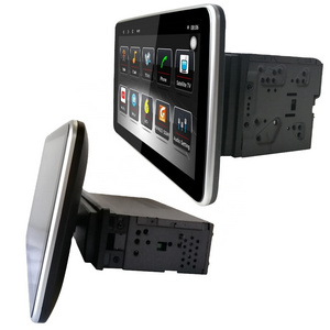 1 Din Android 10 Inch Touch Screen Universal Car Radio Stereo Player GPS Adjustable Dashboard Placement TV Radio Tuner