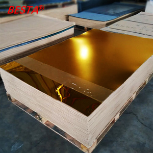 Laser cutting 1mm silver and gold color plexiglass plastic acrylic mirror wall sticker sheet for wall mirror decoration