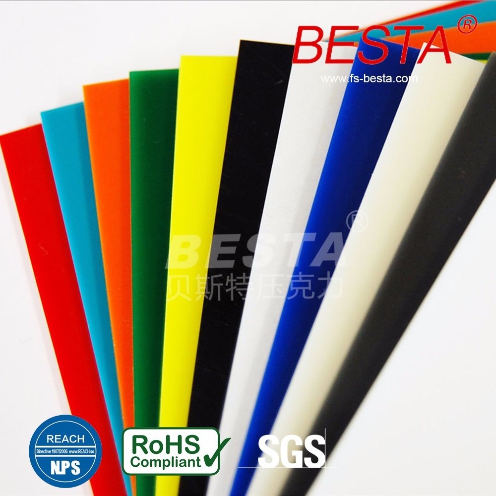 Cast Extrusion Hot Sale Plastic Custom Color Acrylic Sheet For Sale