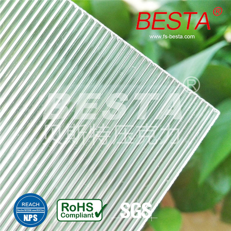 BESTA 8mm Thick Plastic Sheet 4X8 Acrylic Plexi Glass Room Wall Panels Decoration Material