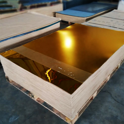 PMMA Plastic Sheet Light Gold Acrylic Mirror Sheet Silver Mirror Acrylic Plastic Panel For Decorative