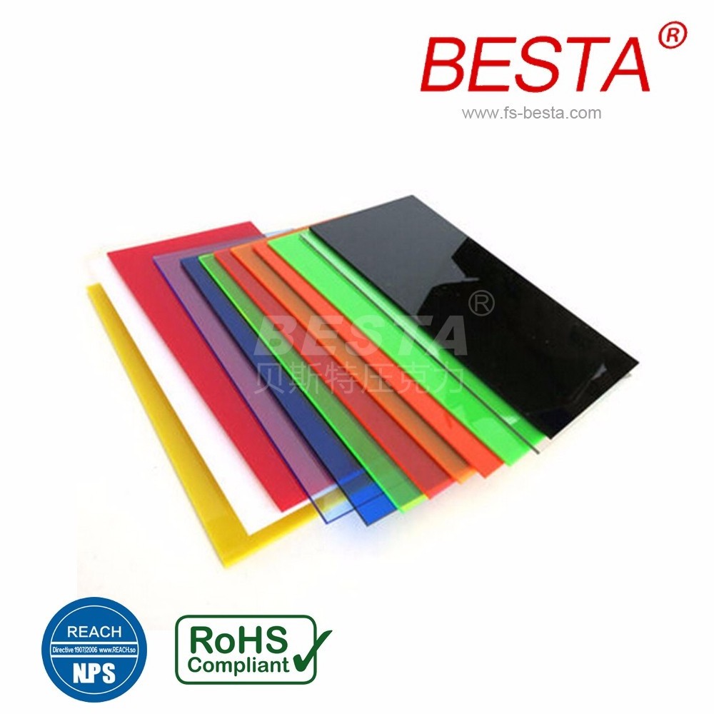 Cast Extrusion Hot Sale Plastic Custom Color Acrylic Sheet For Sale