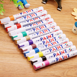 CHINA Facoty 12 colors paint marker pen DIY album graffiti pen car tyre paint marker