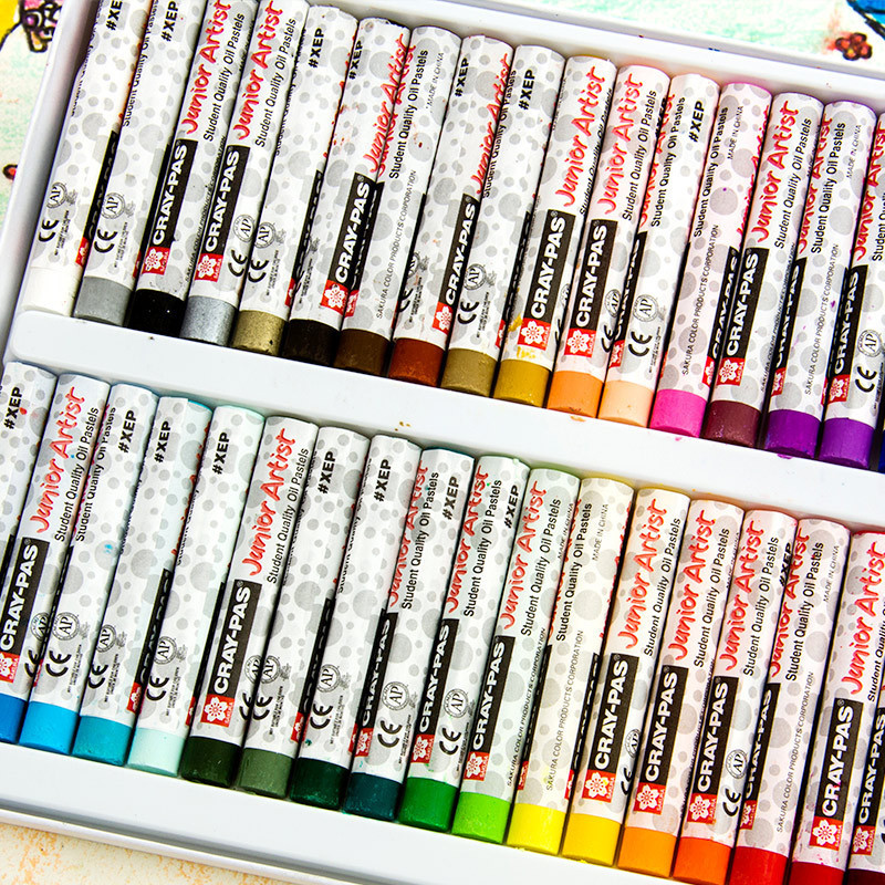 New coming 50 Colors Art Soft Pastel Wax Crayon Oil Pastel