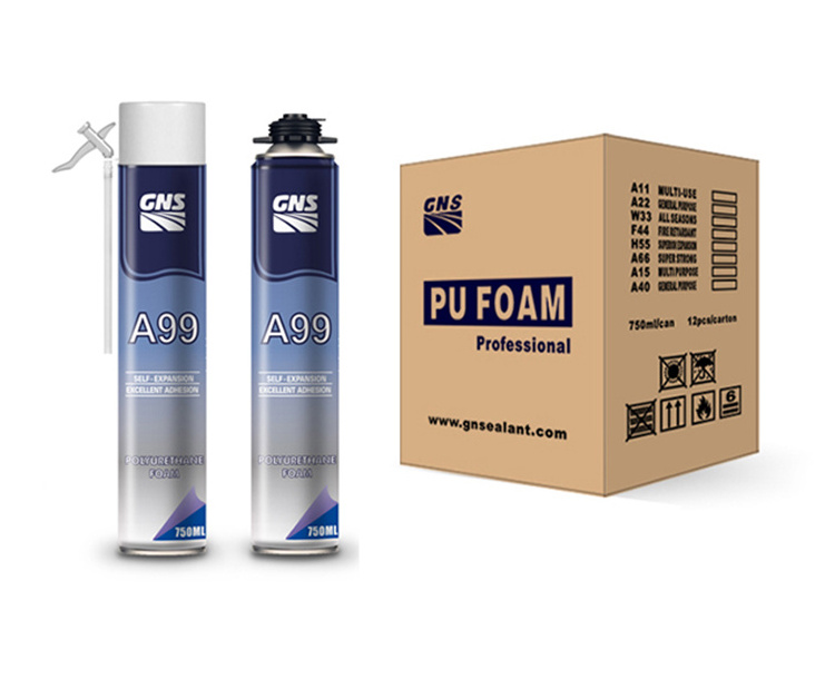 adhesive foam glue for XPS and EPS thermal panels with fast adhesion and bonding ability