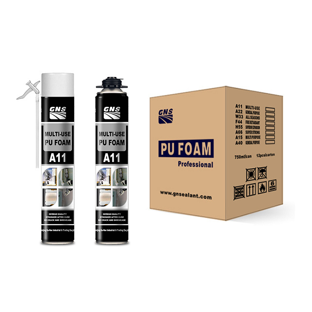 GNS A11 PU SEALANT Waterproof pu foam polyurethane foam spray