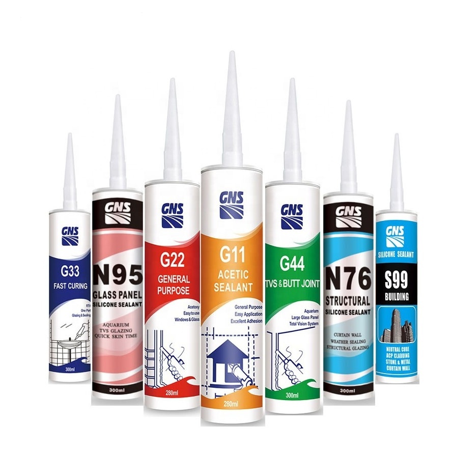 support OEM manufacture upvc pvc aluminium wood glass weatherproof adhesive filler silicone sealant