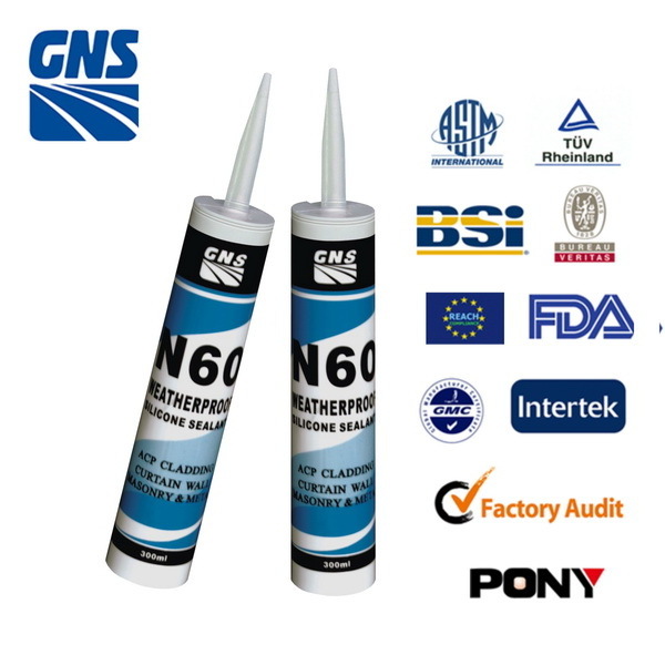 GNS N60 Structural silicone sealant rtv silicone epoxy sealant clear caulk