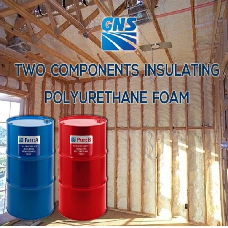 Closed Cell Coating Spray Polyurethane Foam For Wall Insulation