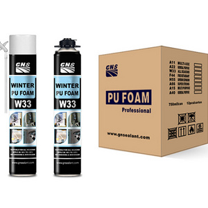 winter Polyurethane spray foam all seasons PU Foam gun type 750ml