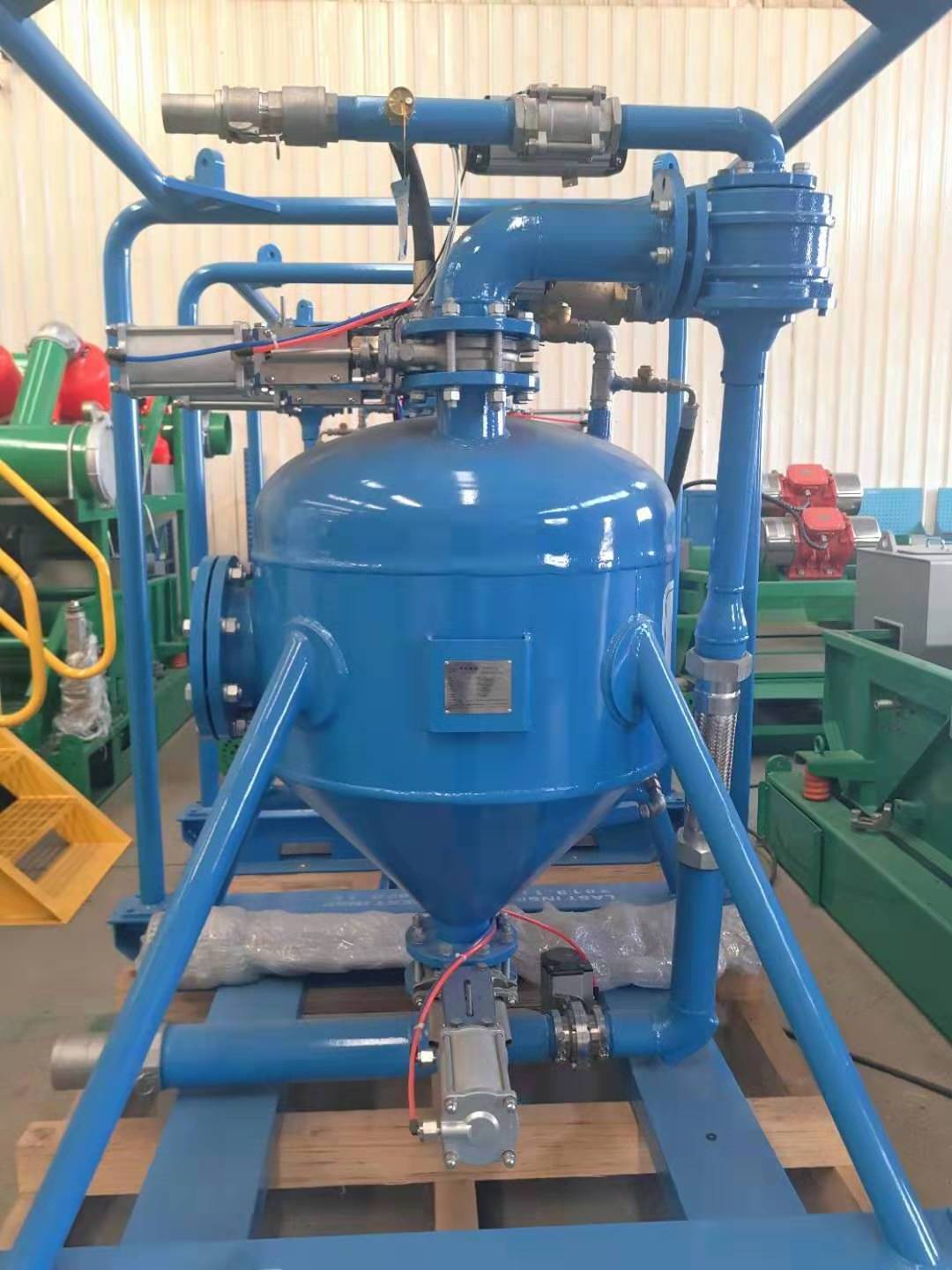 Air compressor oil sludge treatment Hazardous waste vacuum pump