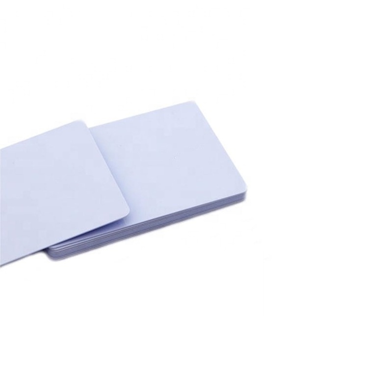 85.5*54*0.76mm CR80 size ISO Plain plastic PVC blank card