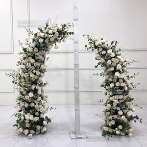 GNW Wedding Ceremony decoration Factory Direct Sales Simulation Artificial Wedding Ceremony Moon Gate  Arch With Iron Frame