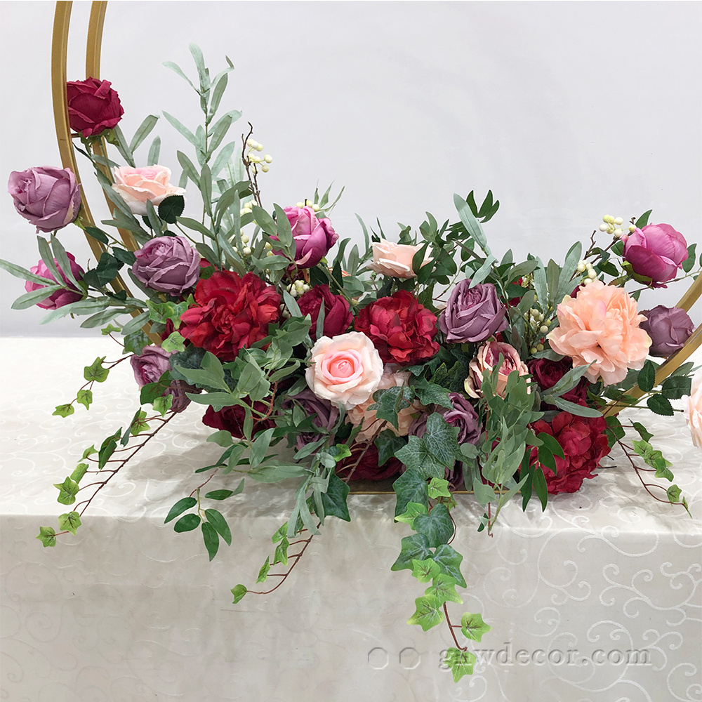 Artificial Flower Party Centerpieces Decoration Reception Desk Flowers  Flower Ball Arrangement Wedding Graduation