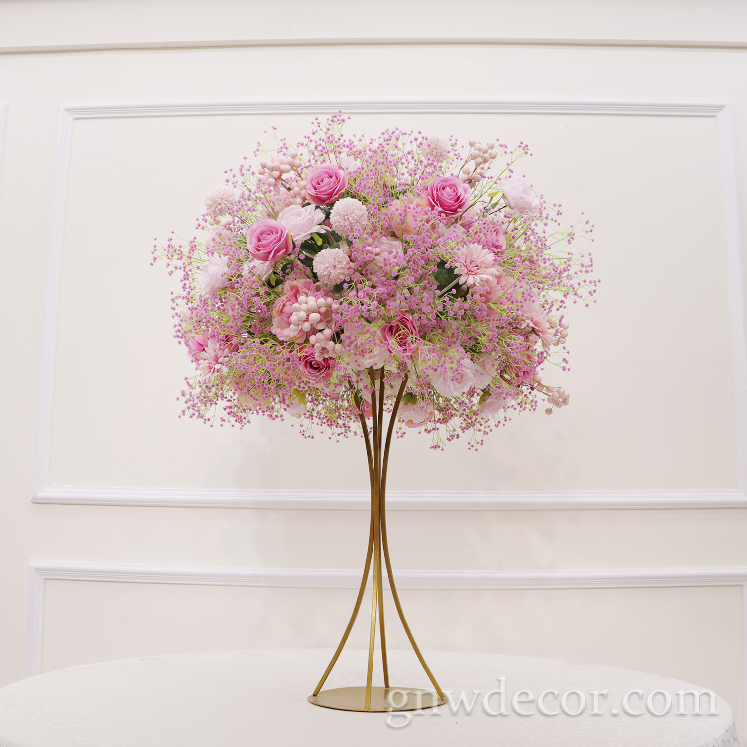 Artificial Flower Party Reception Desk Flowers For Centerpieces Decoration Flower Ball Arrangement Wedding Graduation