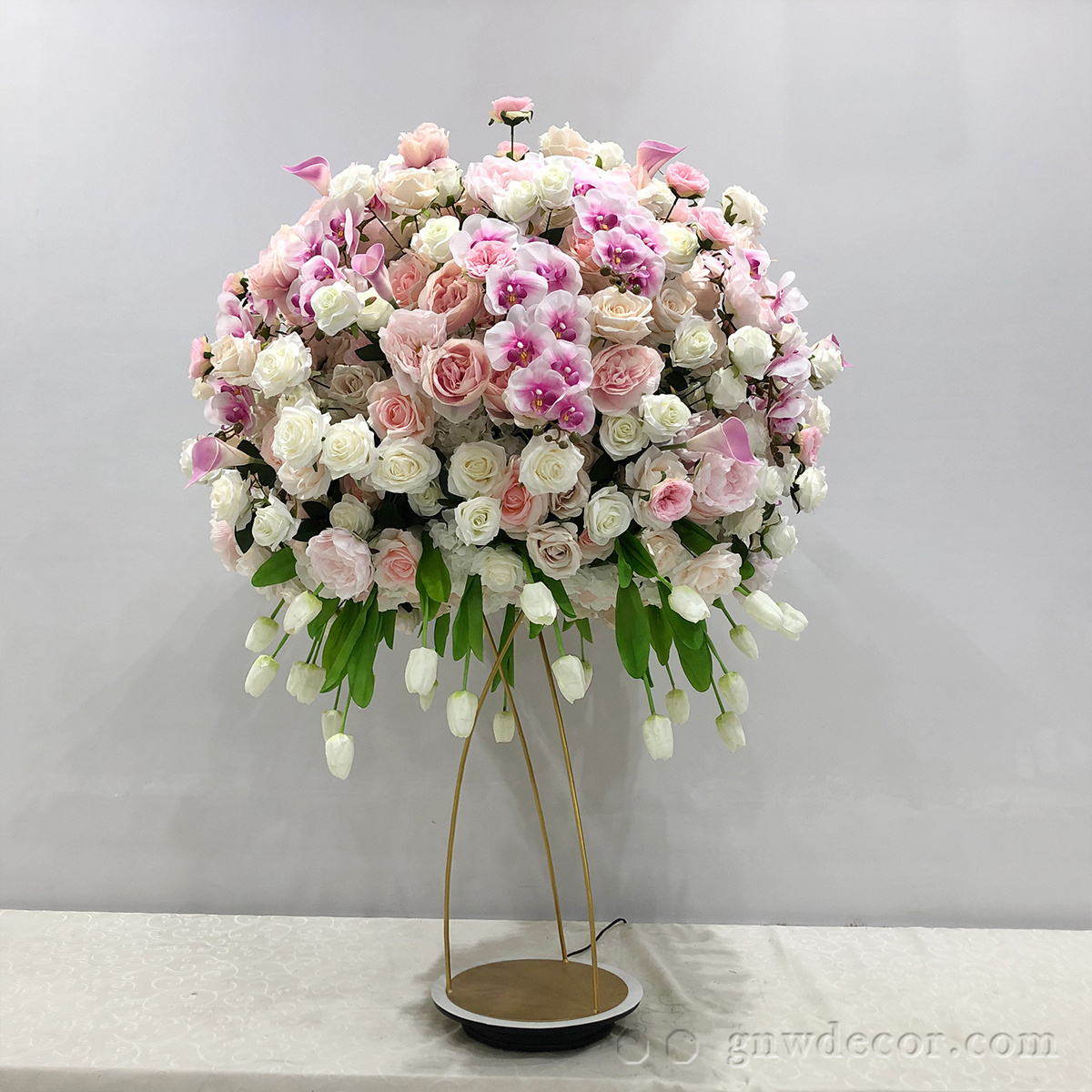 GNW Wedding Foam Flower Ball for Reception Centerpieces Floral Arrangements