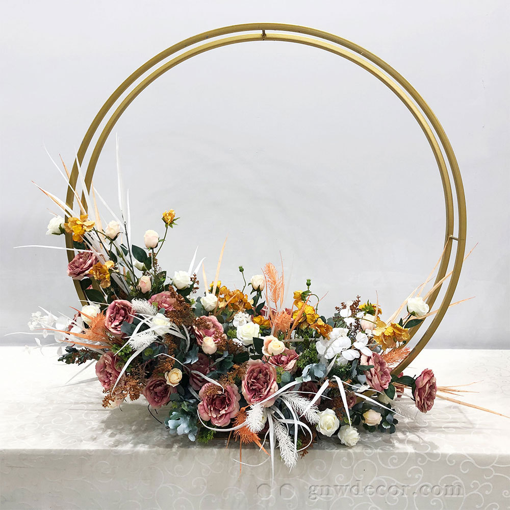 Artificial Flower Party Centerpieces Decoration Reception Desk Flowers  Flower Ball Arrangement Wedding Graduation