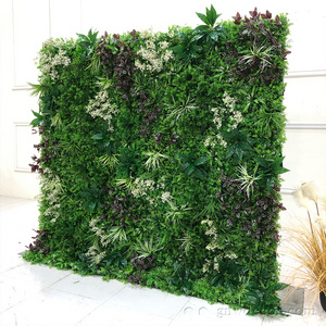 Customized Environmental protection flower wall  Feel Real Talk yellow Flower  wall Decals artificial flower wall panels