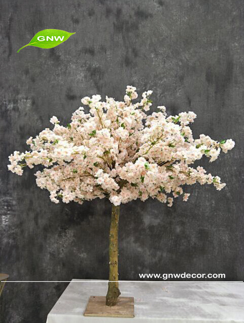 GNW artificial Pink cherry blossom tree wedding decoration centerpieces