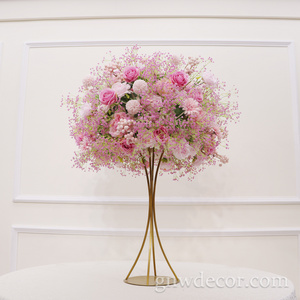 GNW Reception Desk Artificial Arrangement Decoration Stand Wedding Centerpieces Flower Other Decorative Flowers and Plants