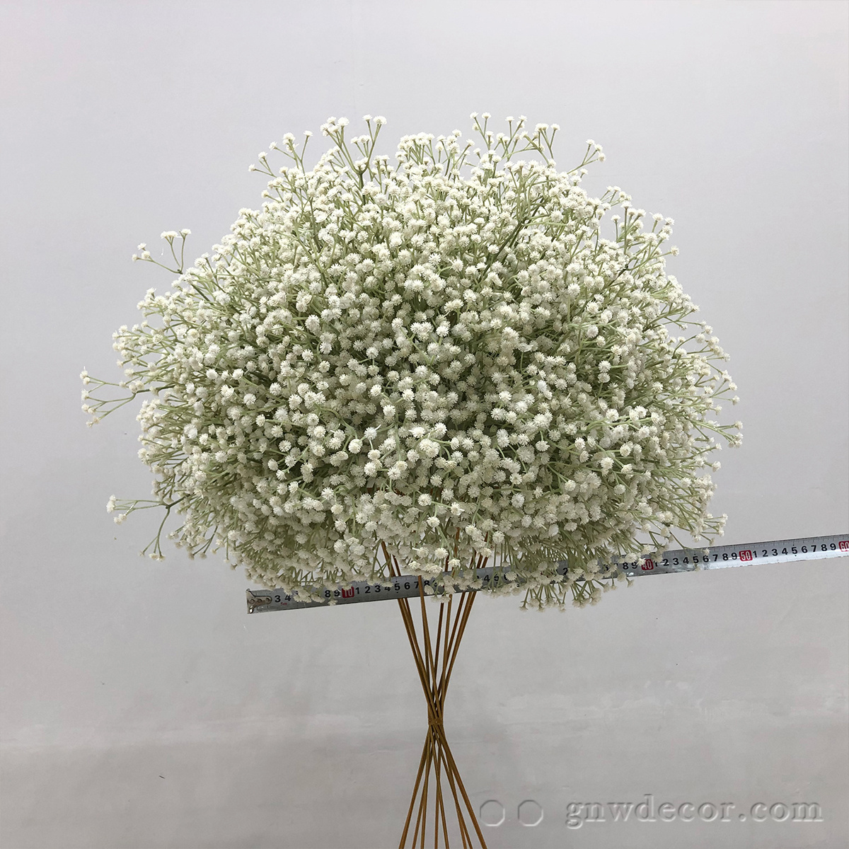 Reception Desk Silk Hydrangea Artificial Forget Me Not Party Romantic Table Wedding Decorative Babysbreath Flower Centerpiece