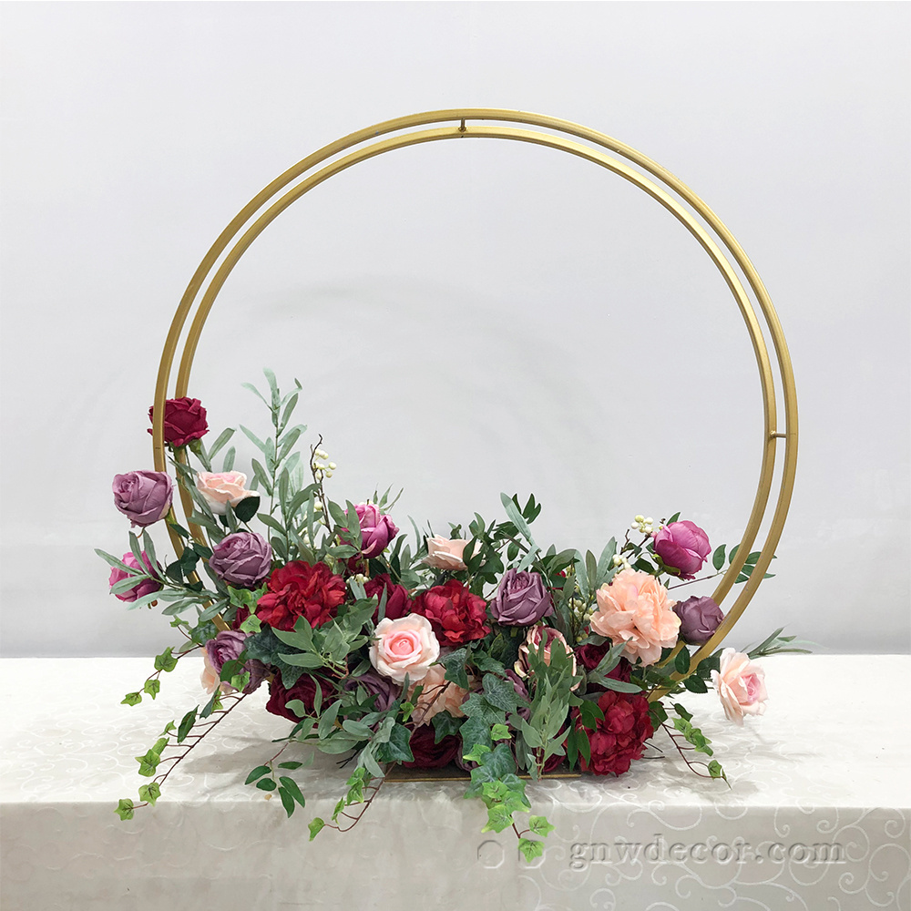 Artificial Flower Party Centerpieces Decoration Reception Desk Flowers  Flower Ball Arrangement Wedding Graduation