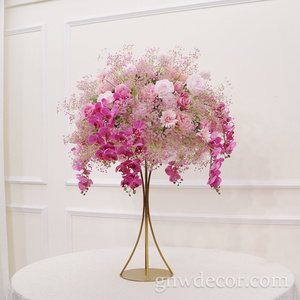 Artificial Flower Party Reception Desk Flowers For Centerpieces Decoration Flower Ball Arrangement Wedding Graduation