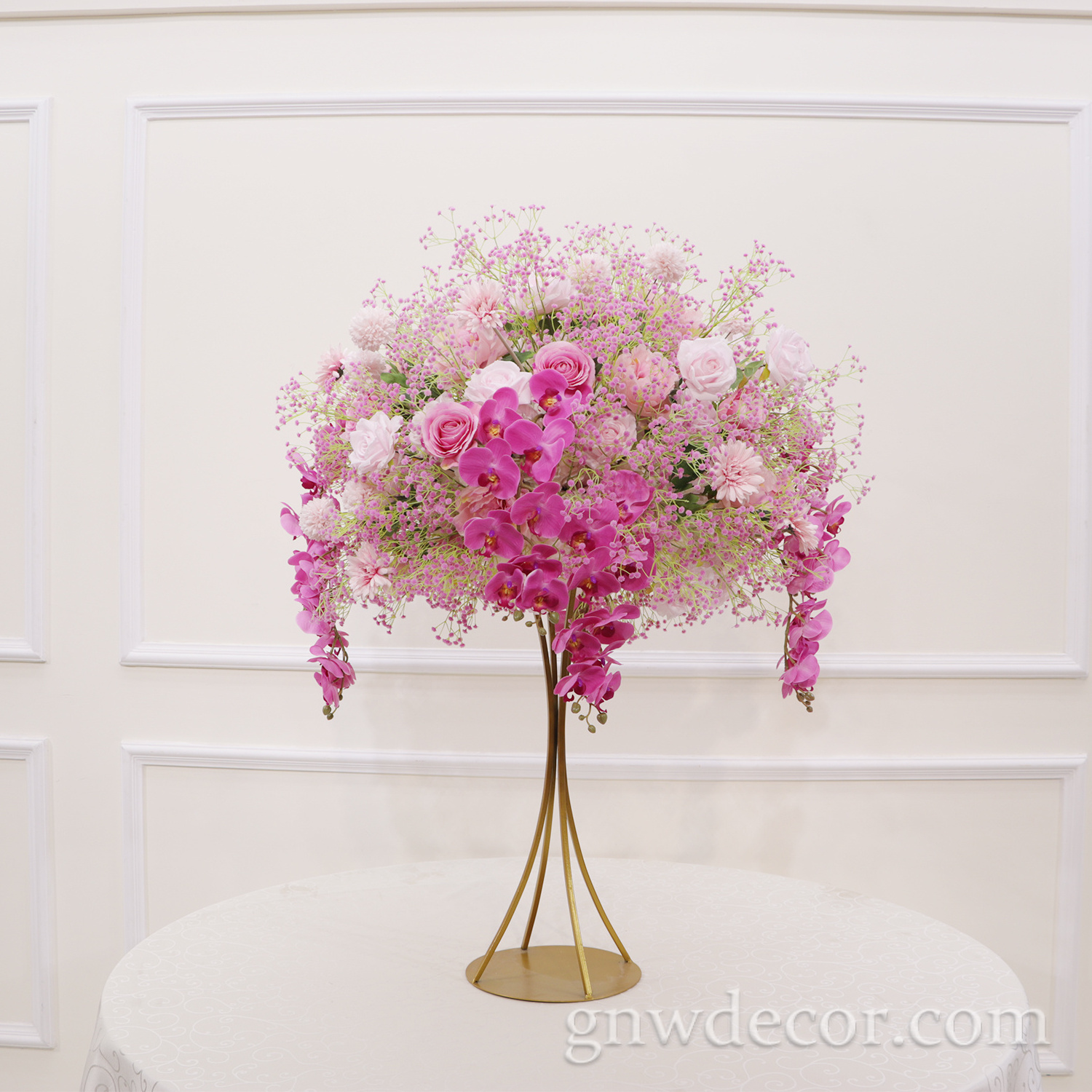 Artificial Flower Party Reception Desk Flowers For Centerpieces Decoration Flower Ball Arrangement Wedding Graduation